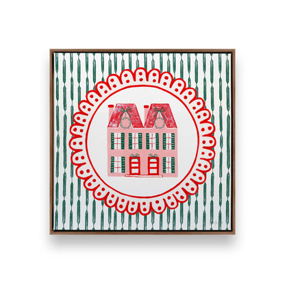 [Color:Walnut], Picture of art in a Walnut frame