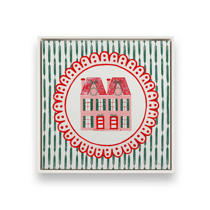 [Color:Opaque White], Picture of art in a White frame