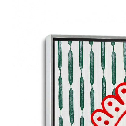 [Color:Polished Chrome], Picture of art in a Polished Chrome frame at an angle