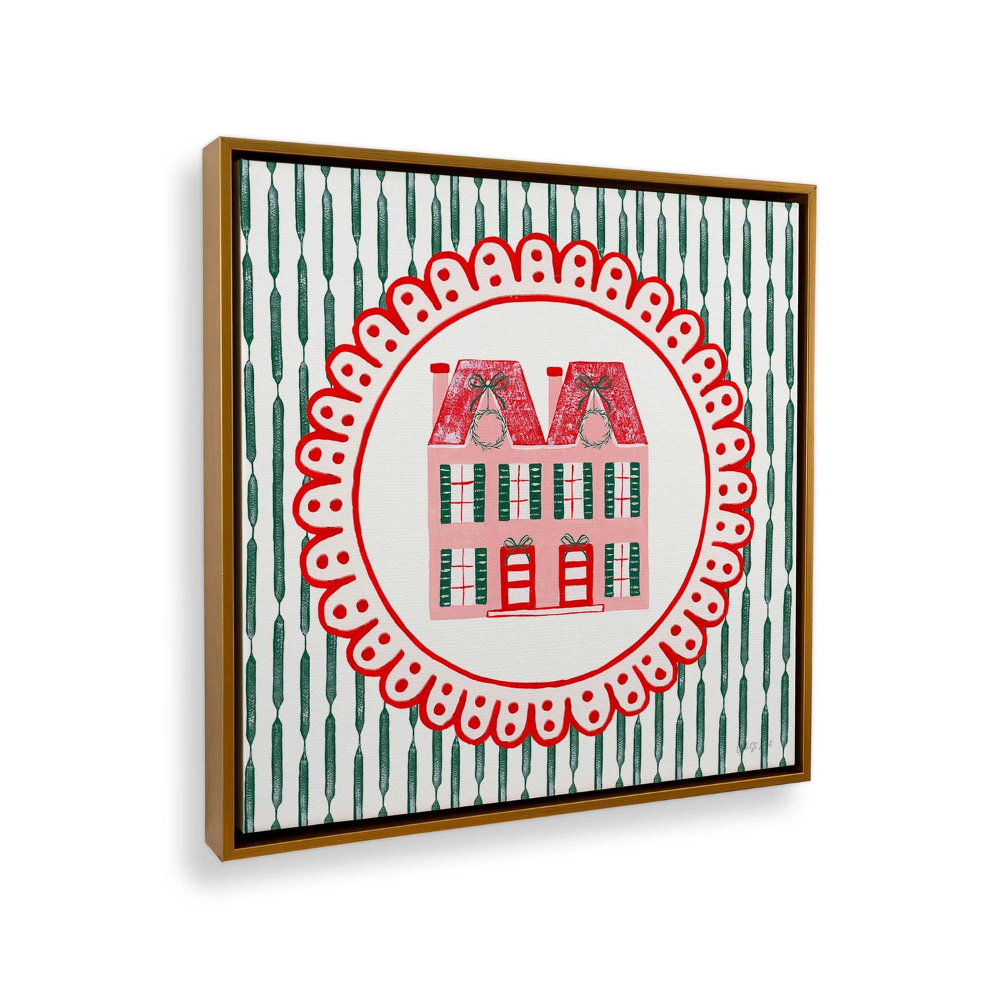 [Color:Polished Gold], Picture of the corner of the art