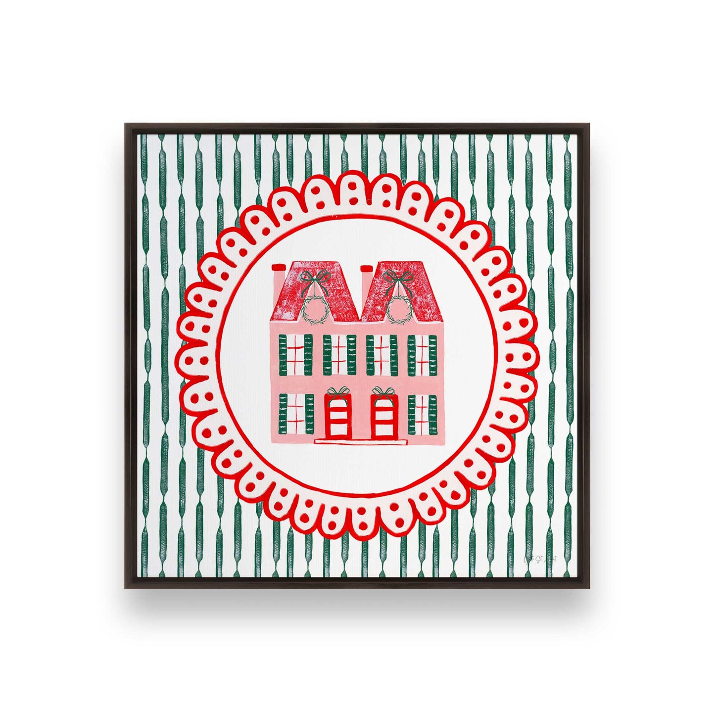 [Color:Espresso], Picture of art in an Espresso frame