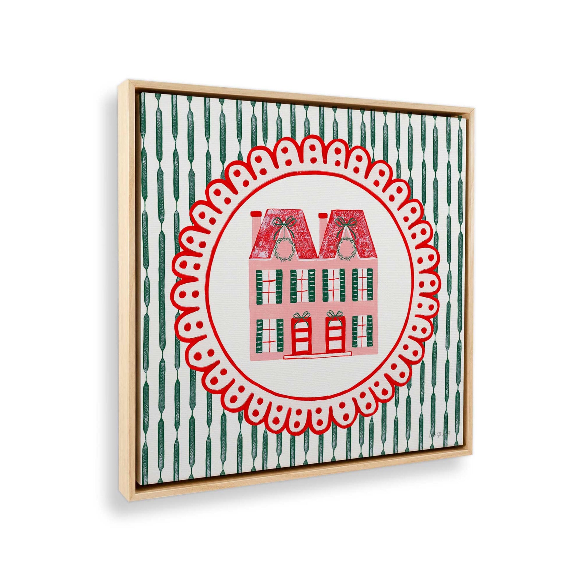 [Color:American Maple], Picture of the corner of the art