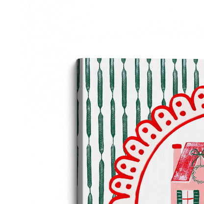 [Color:Stretched Canvas], Picture of the corner of the art