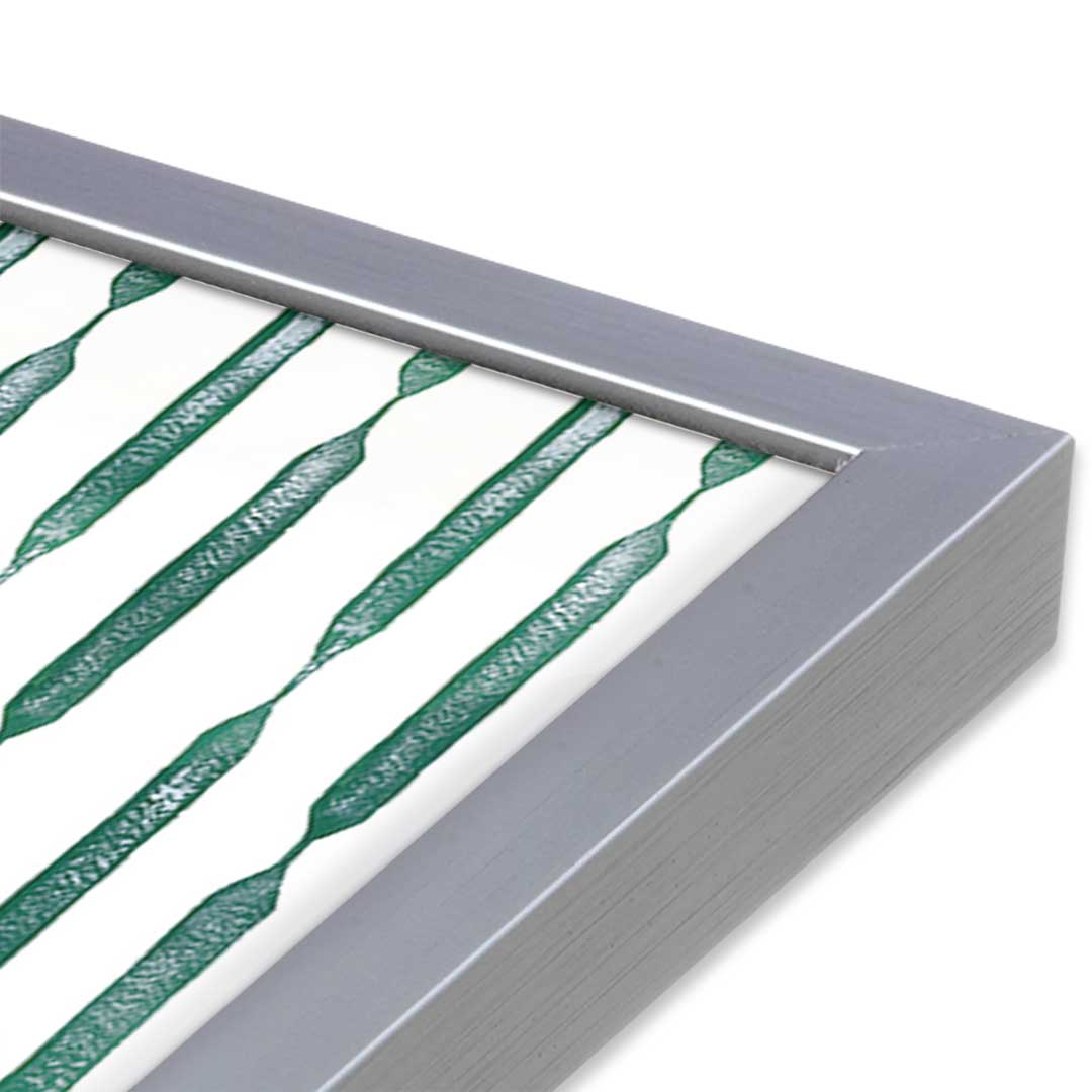 [Color:Polished Chrome], Picture of art in a Polished Chrome frame at an angle