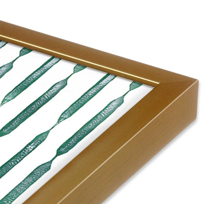 [Color:Polished Gold], Picture of art in a Polished Gold frame at an angle