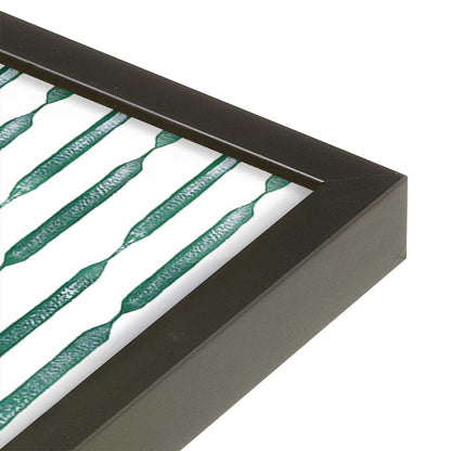 [Color:Satin Black], Picture of art in a Satin Black frame at an angle