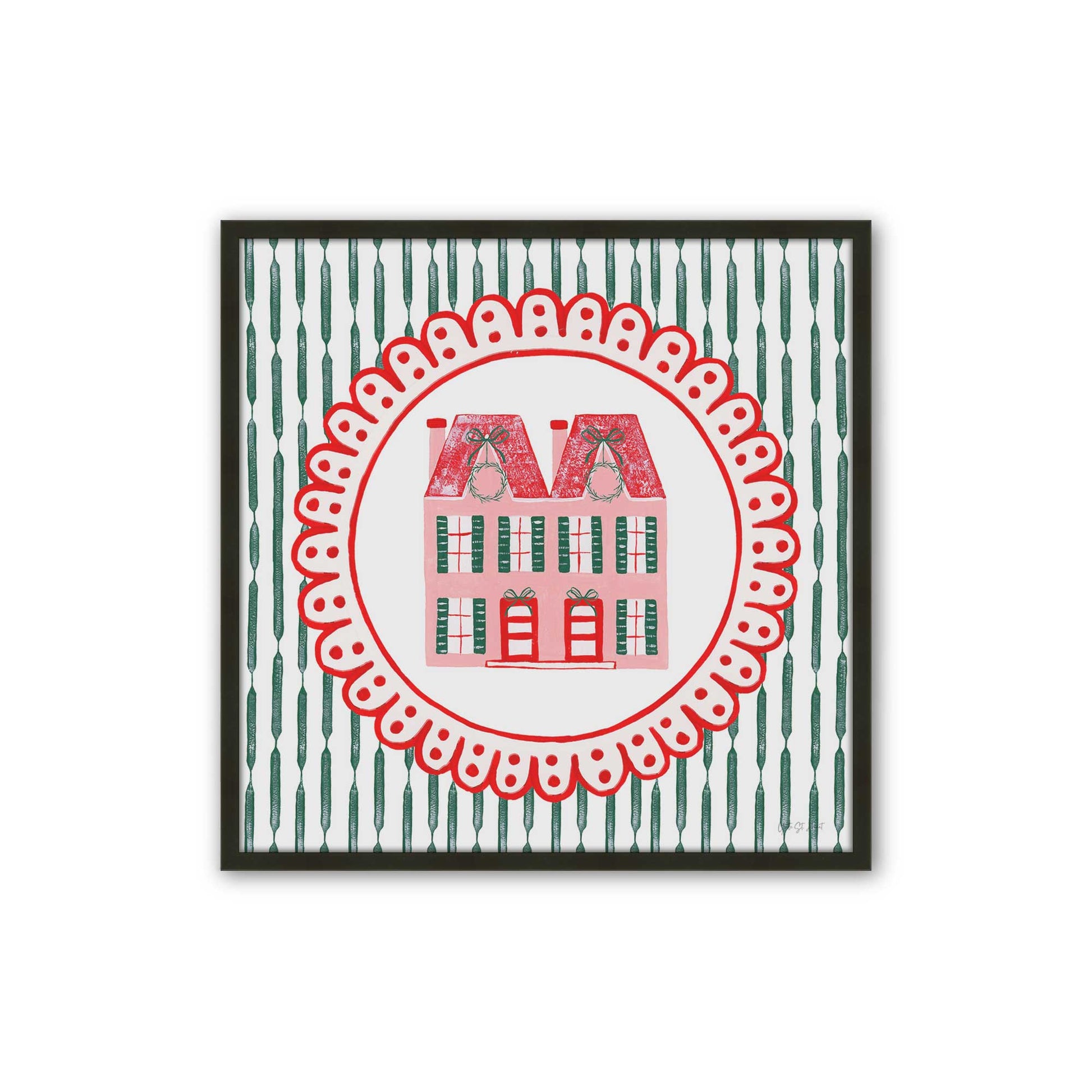 [Color:Satin Black], Picture of art in a Satin Black frame