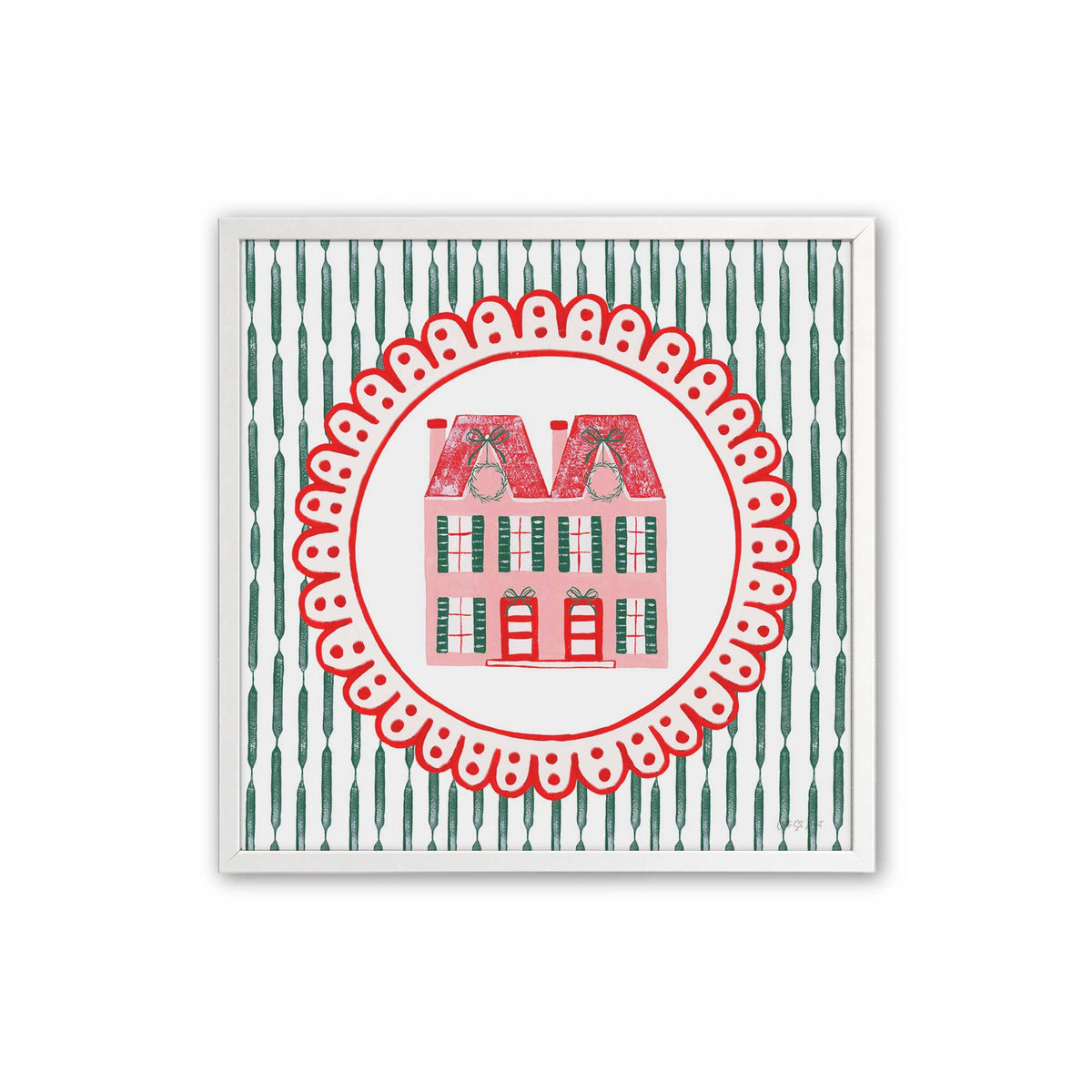 [Color:Opaque White], Picture of art in an Opaque White frame