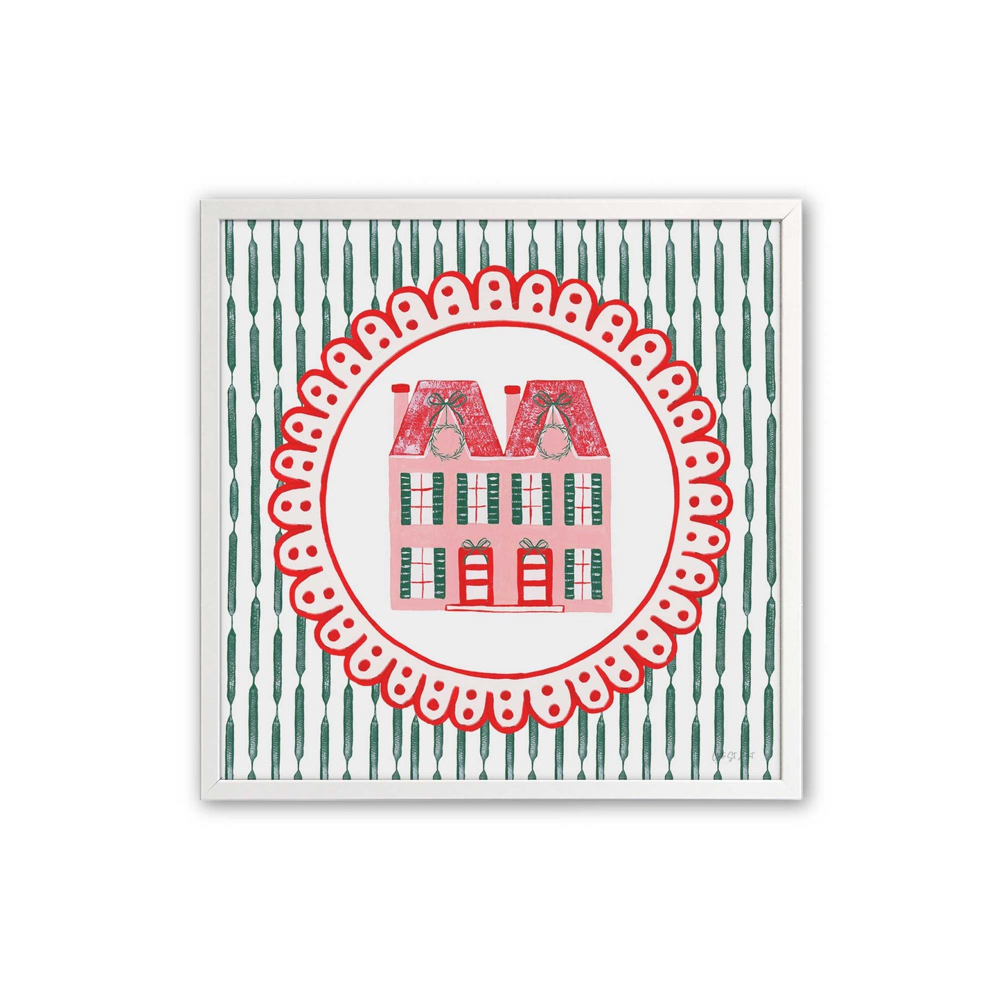 [Color:Opaque White], Picture of art in an Opaque White frame