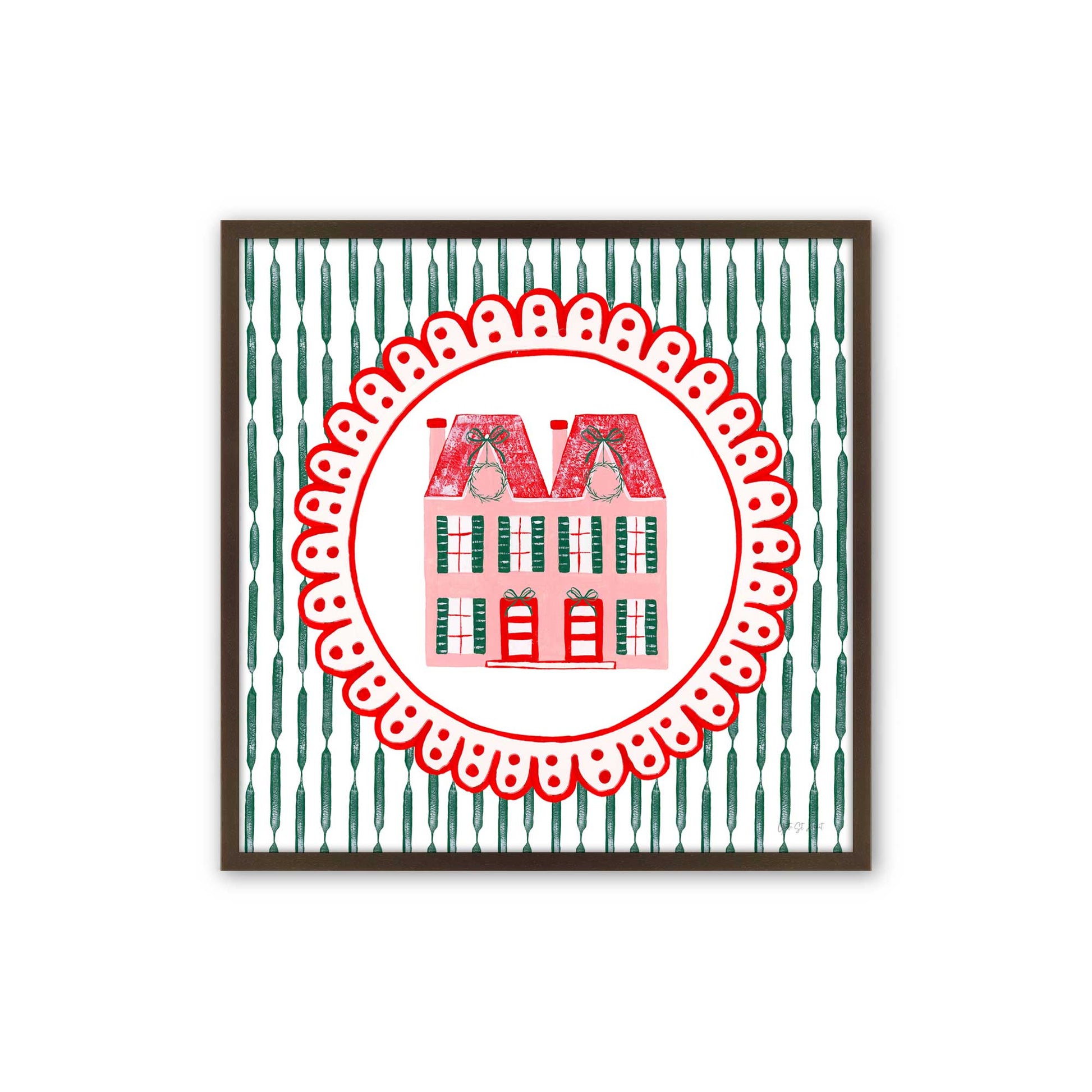 [Color:Espresso], Picture of art in a Espresso frame