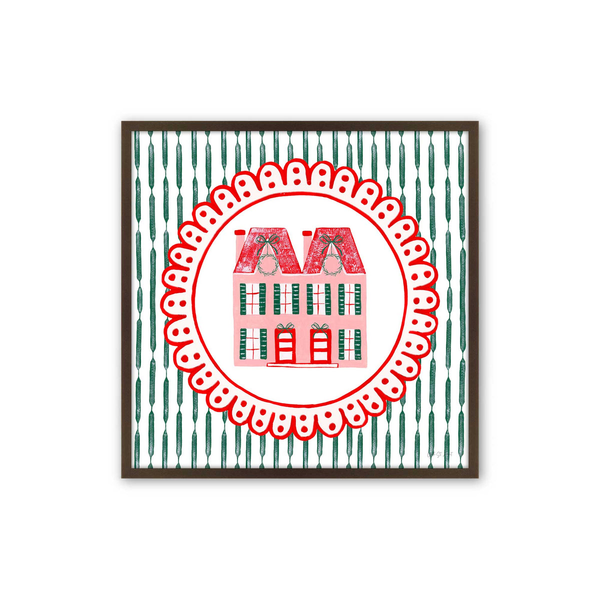 [Color:Belvinder Brown], Picture of art in a Belvinder Brown frame