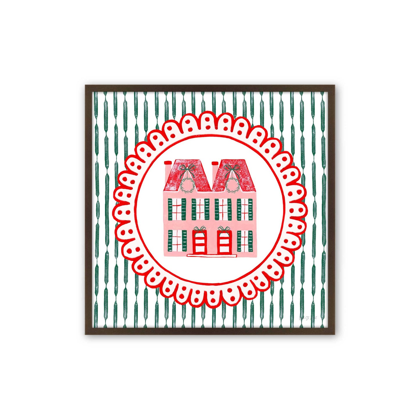 [Color:Belvinder Brown], Picture of art in a Belvinder Brown frame