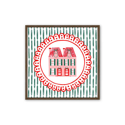 [Color:Walnut], Picture of art in a Walnut frame