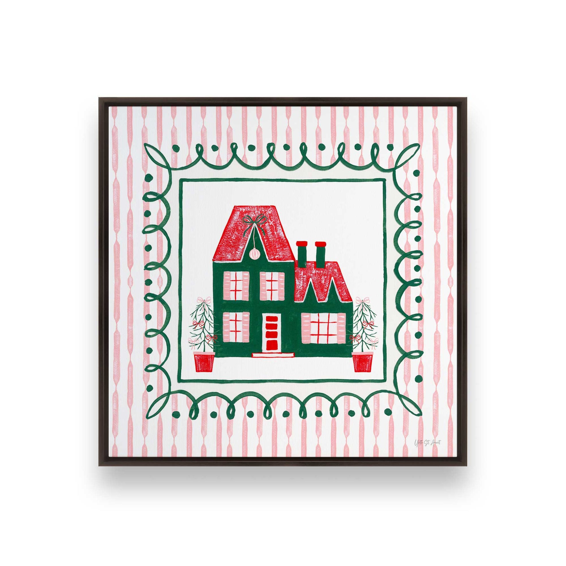 [Color:Espresso], Picture of art in a Espresso frame