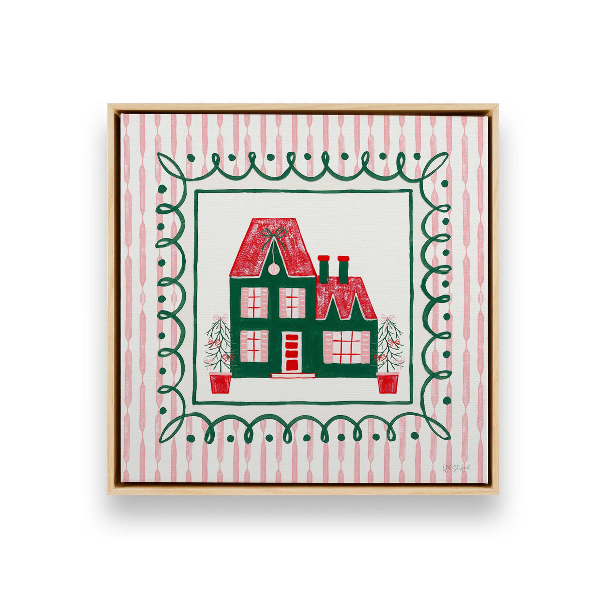 [Color:American Maple], Picture of art in an American Maple frame