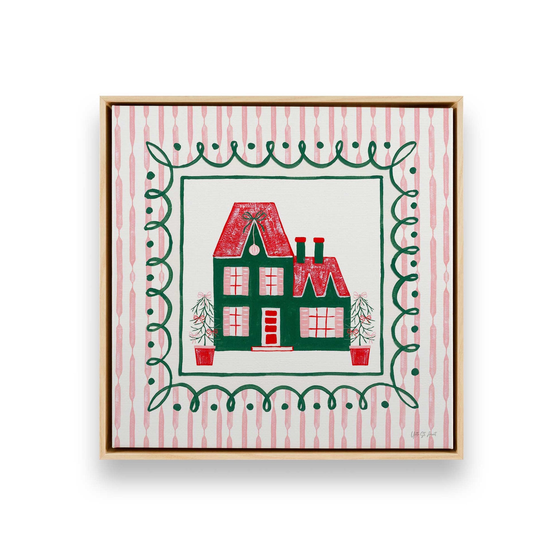 [Color:American Maple], Picture of art in an American Maple frame