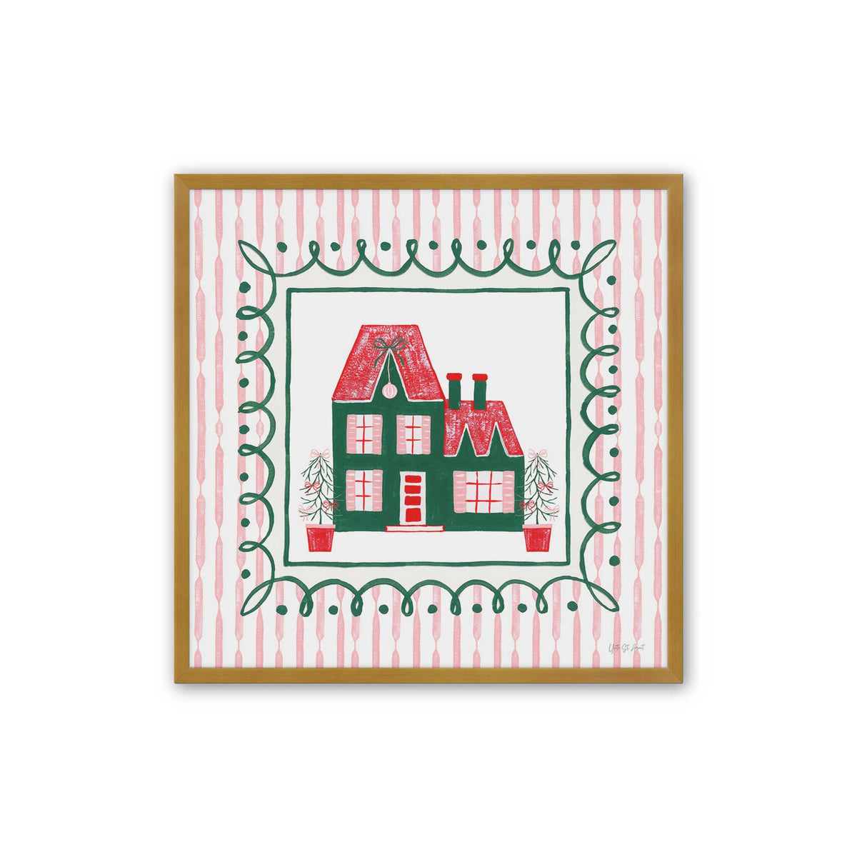 [Color:Polished Gold], Picture of art in a Polished Gold frame