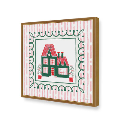 [Color:Polished Gold], Picture of art in a Polished Gold frame of the corner