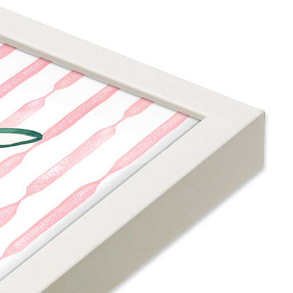 [Color:Opaque White], Picture of art in a Opaque White frame at an angle