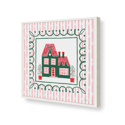 [Color:Opaque White], Picture of art in a Opaque White frame of the corner