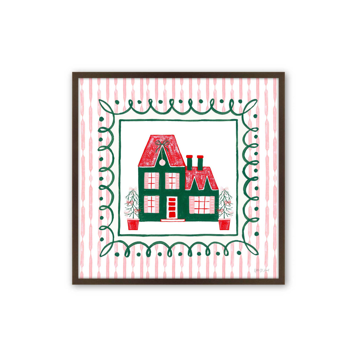 [Color:Belvinder Brown], Picture of art in a Belvinder Brown frame
