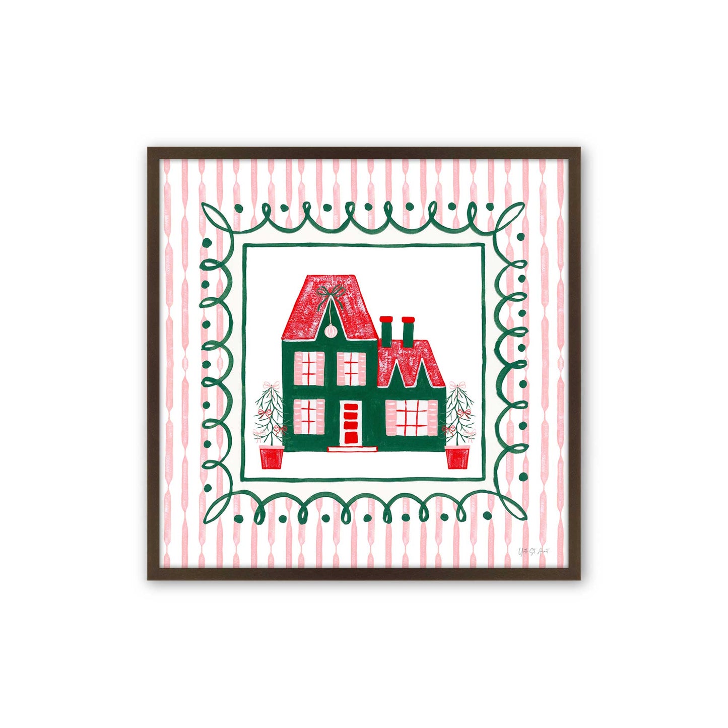 [Color:Belvinder Brown], Picture of art in a Belvinder Brown frame