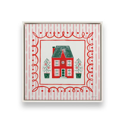 [Color:Opaque White], Picture of art in a White frame