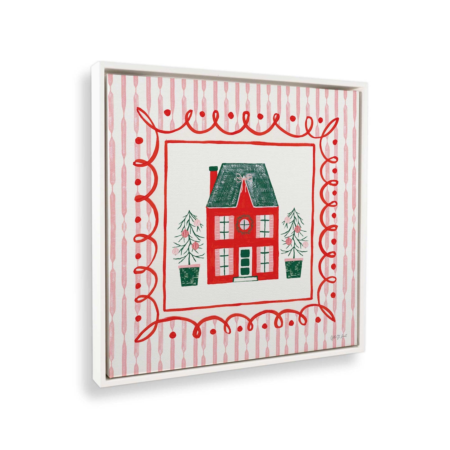 [Color:Opaque White], Picture of the corner of the art