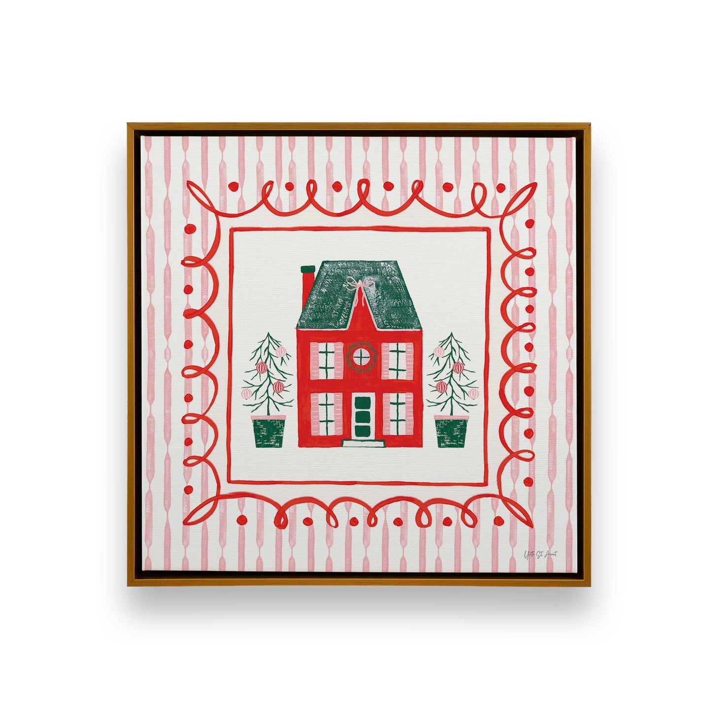 [Color:Polished Gold], Picture of art in a Polished Gold frame