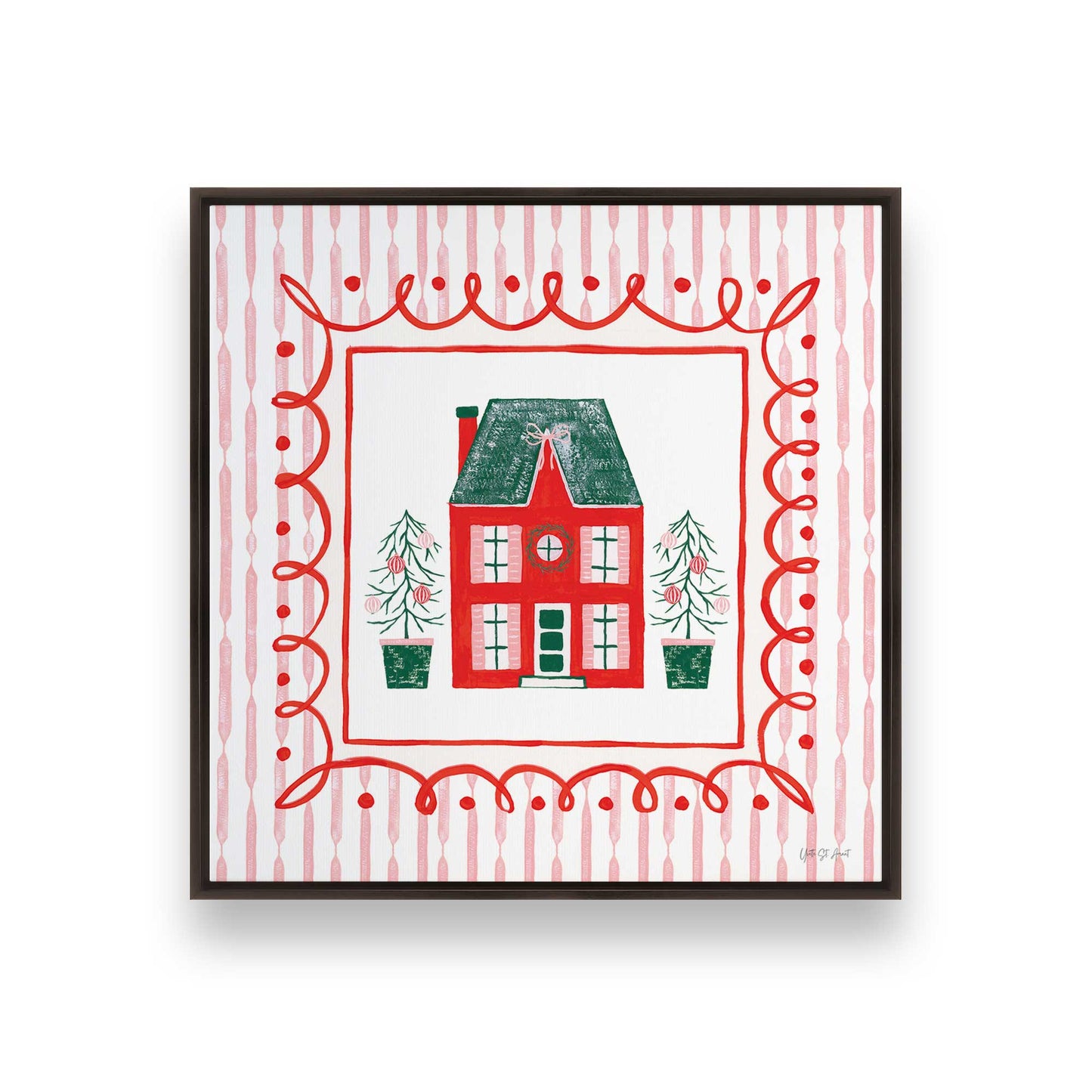 [Color:Espresso], Picture of art in an Espresso frame