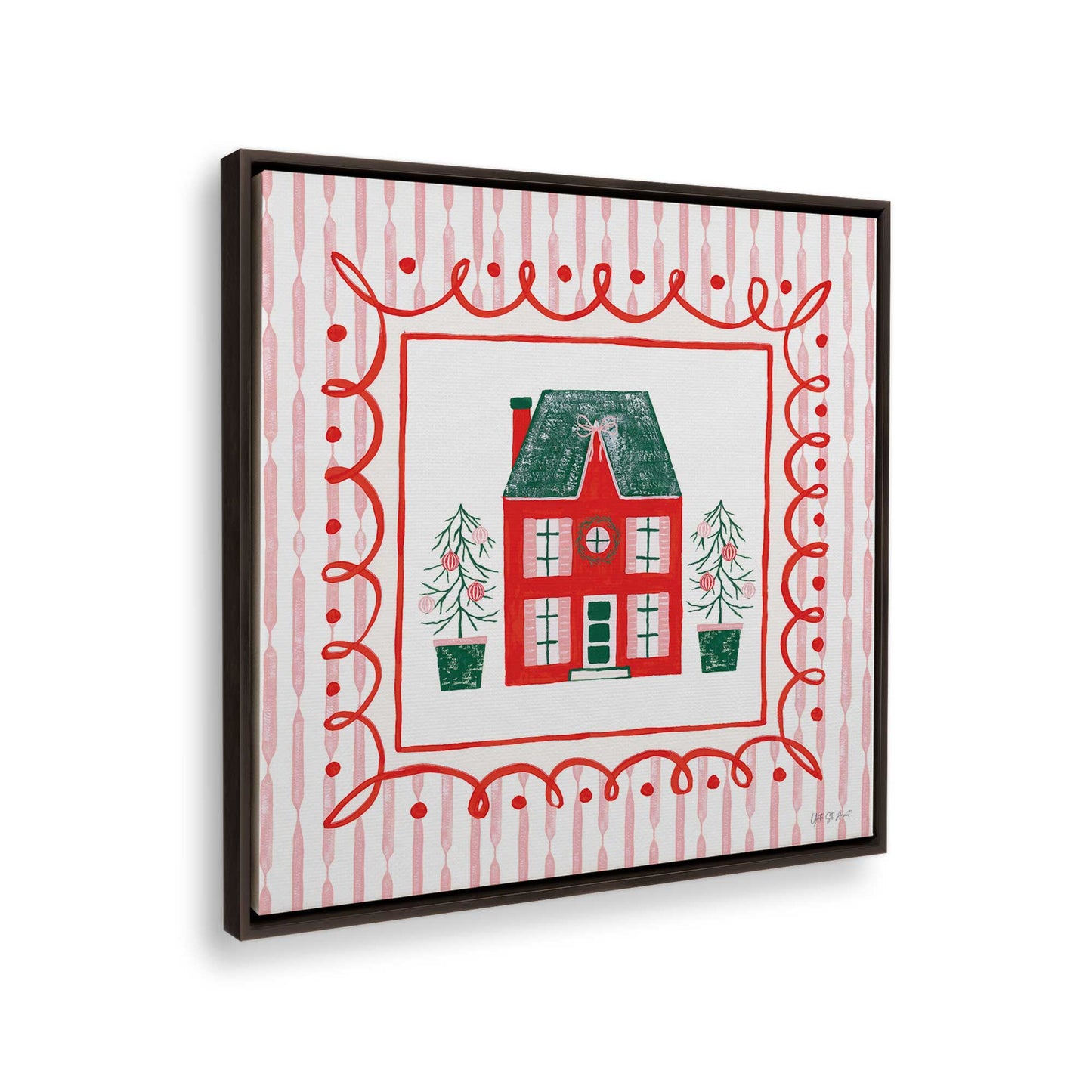 [Color:Espresso], Picture of the corner of the art