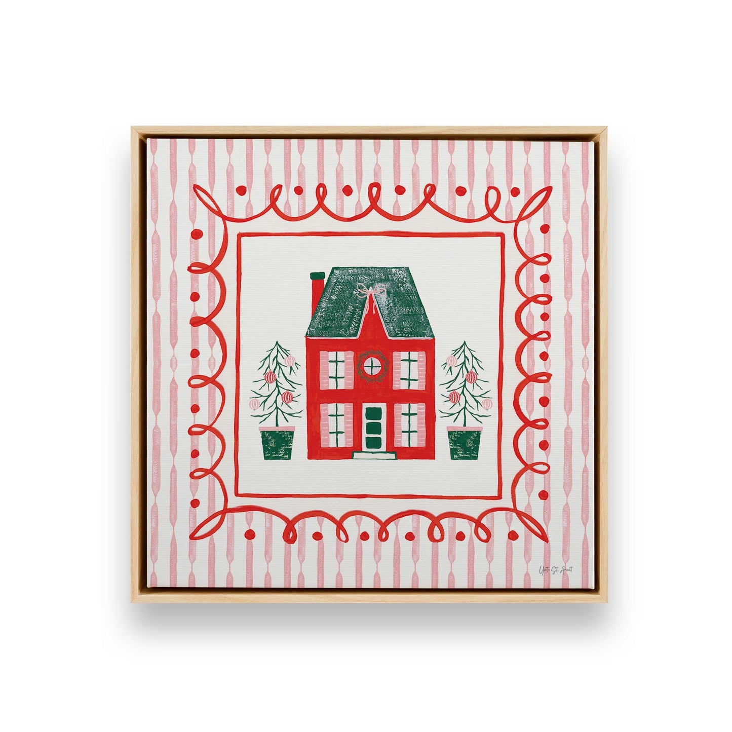 [Color:American Maple], Picture of art in a American Maple frame