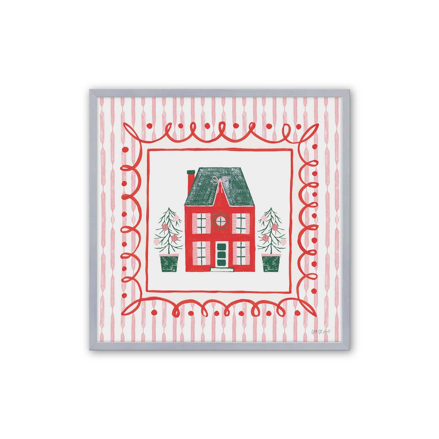 [Color:Polished Chrome], Picture of art in a Polished Chrome frame