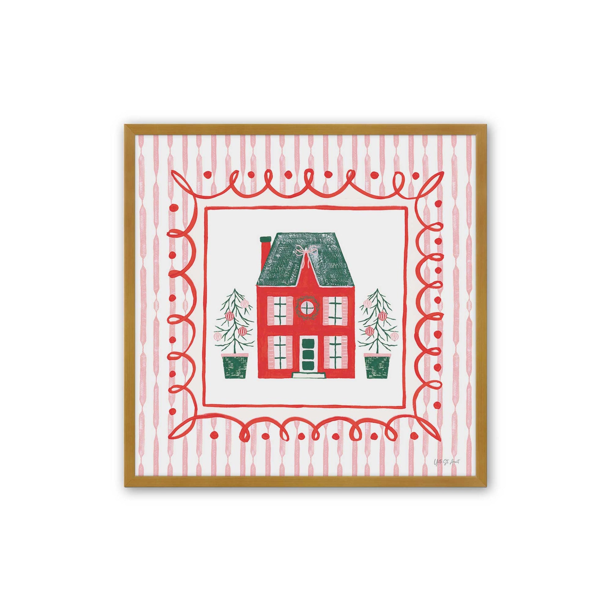 [Color:Polished Gold], Picture of art in a Polished Gold frame