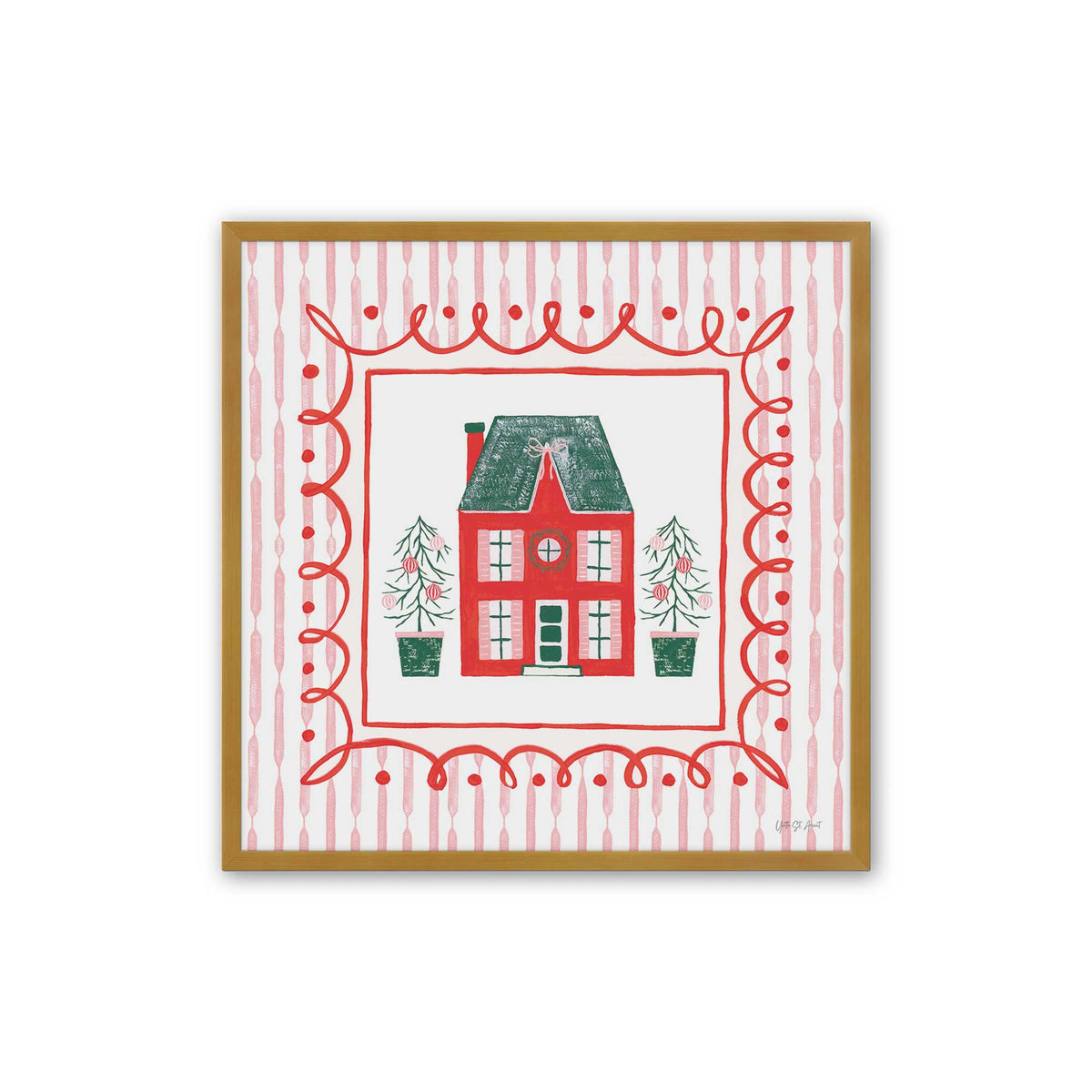 [Color:Polished Gold], Picture of art in a Polished Gold frame