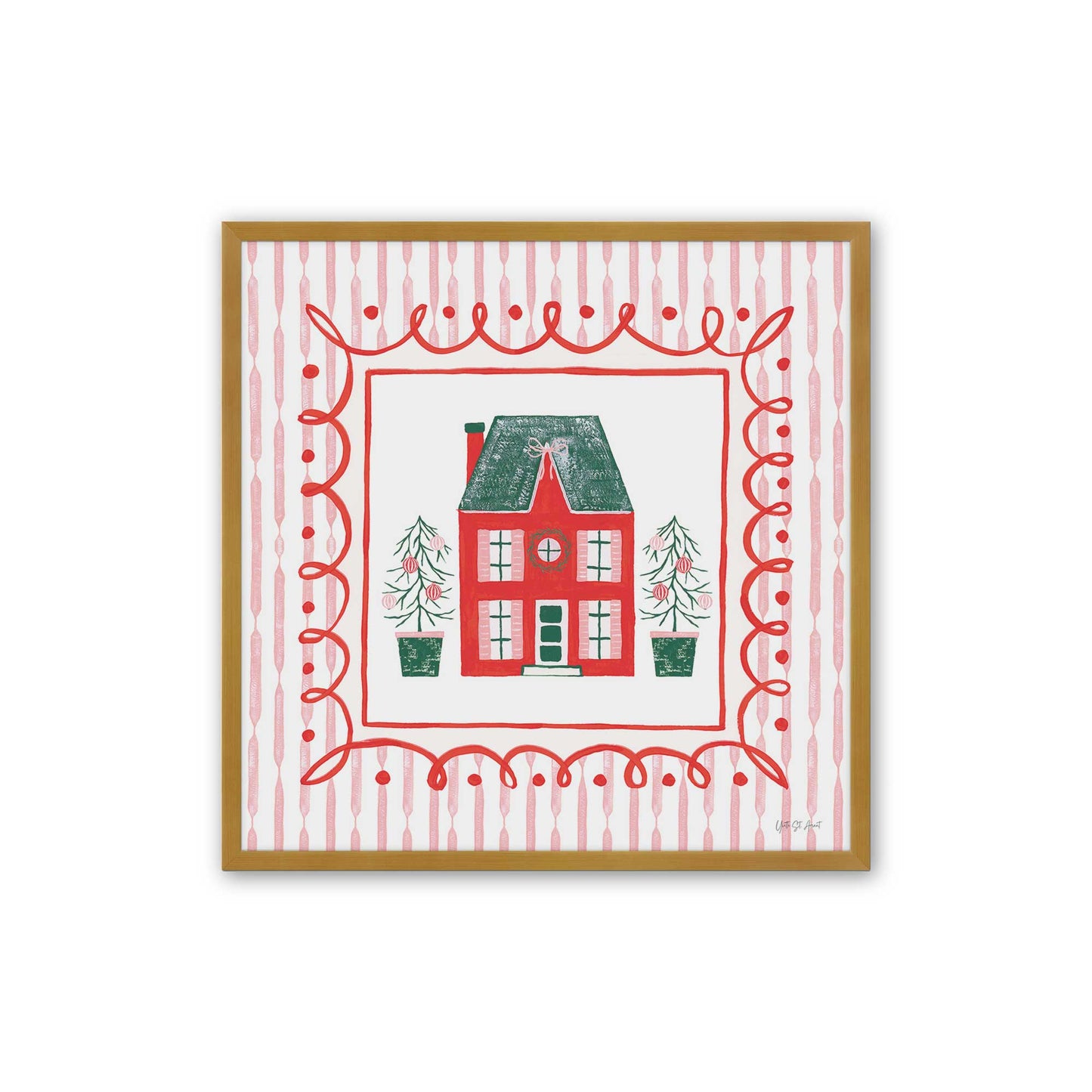 [Color:Polished Gold], Picture of art in a Polished Gold frame