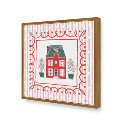 [Color:Polished Gold], Picture of art in a Polished Gold frame of the corner