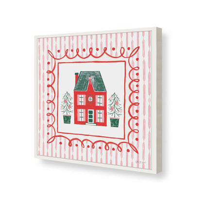 [Color:Opaque White], Picture of art in a Opaque White frame of the corner