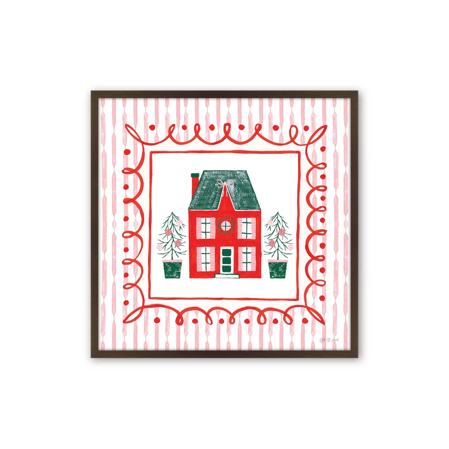 [Color:Belvinder Brown], Picture of art in a Belvinder Brown frame