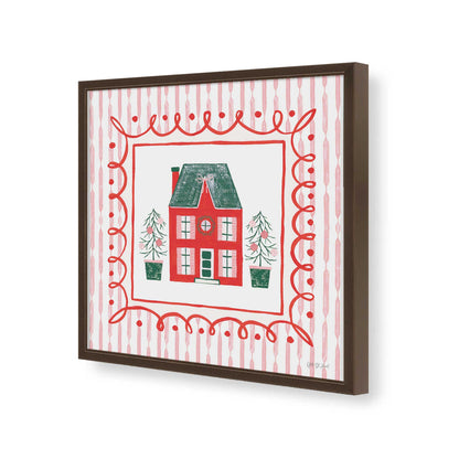 [Color:Espresso], Picture of art in a Espresso frame of the corner