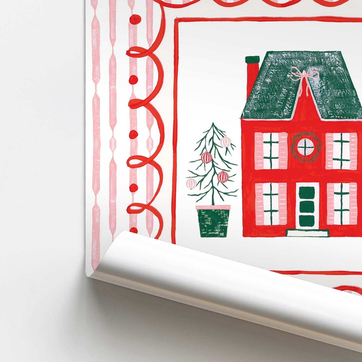 [Color:Rolled Print], Picture of close up of art