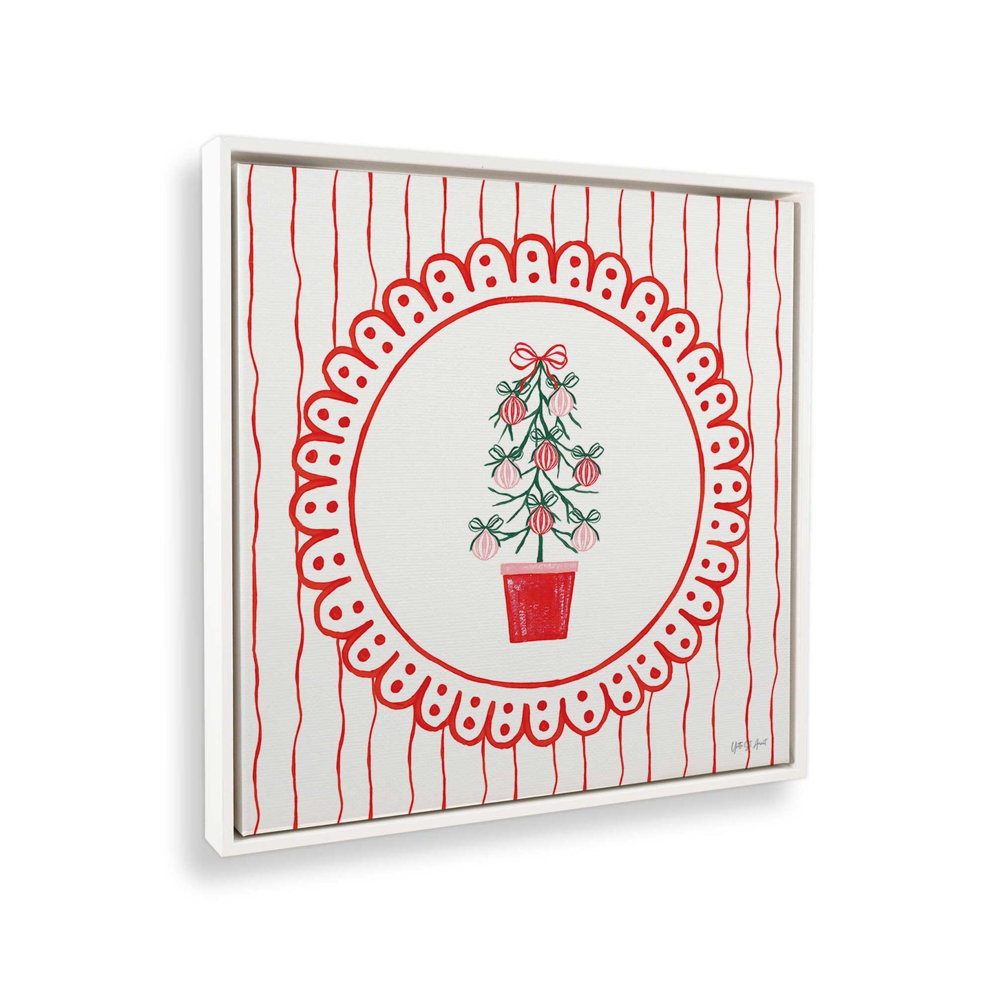 [Color:Opaque White], Picture of the corner of the art