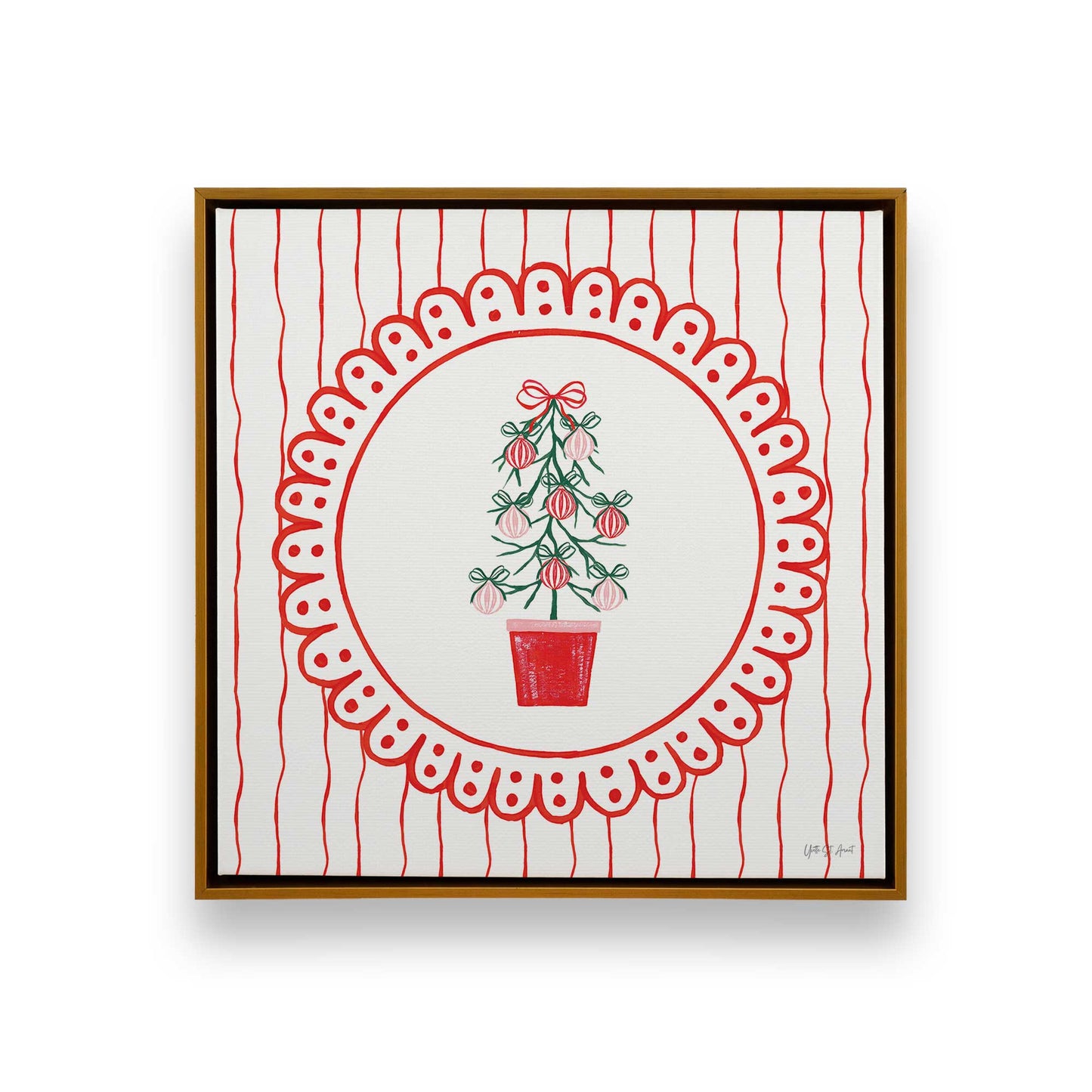 [Color:Polished Gold], Picture of art in a Polished Gold frame