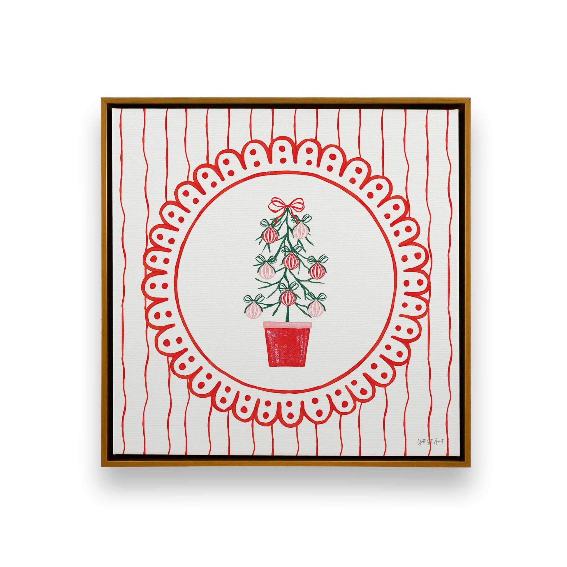 [Color:Polished Gold], Picture of art in a Polished Gold frame