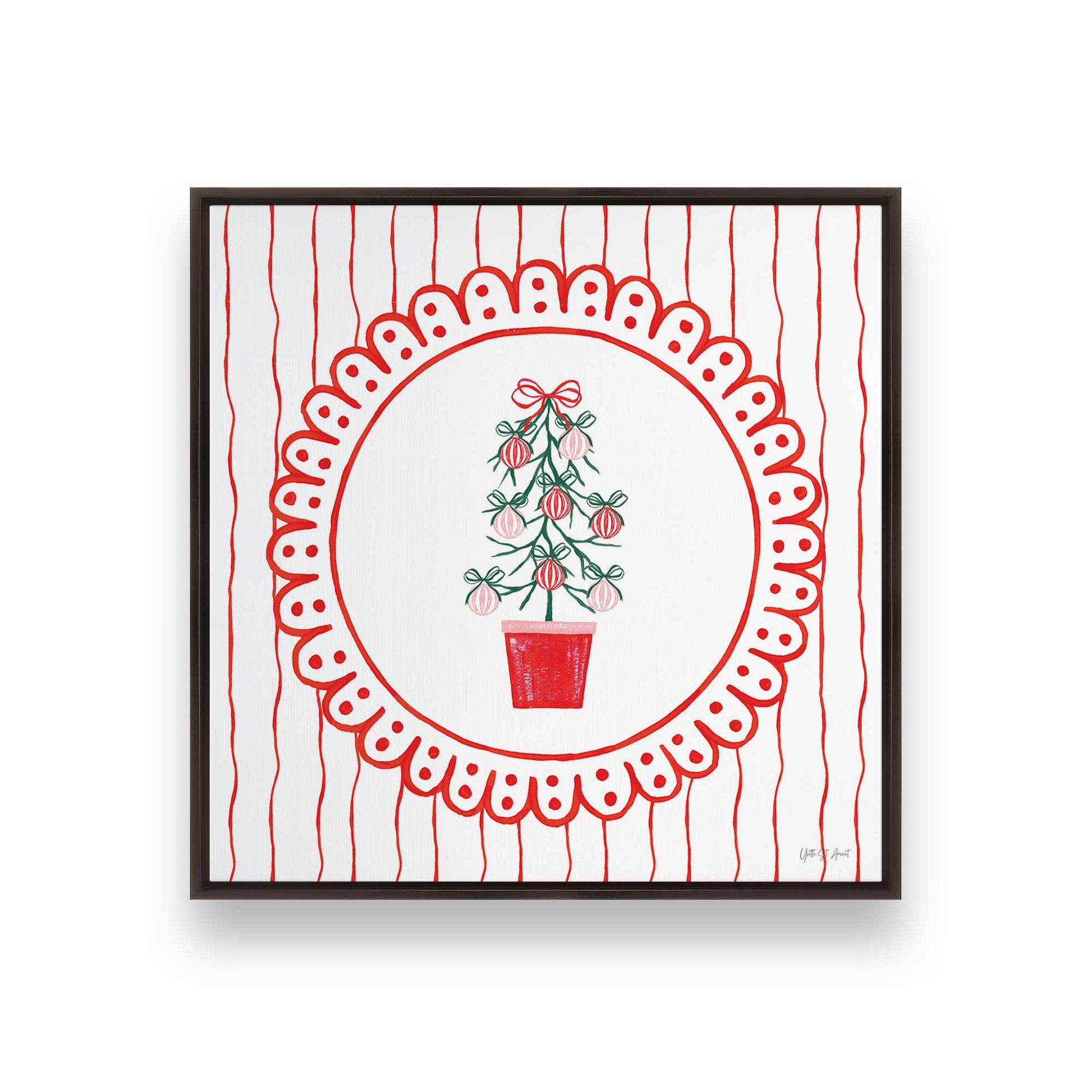 [Color:Espresso], Picture of art in a Espresso frame