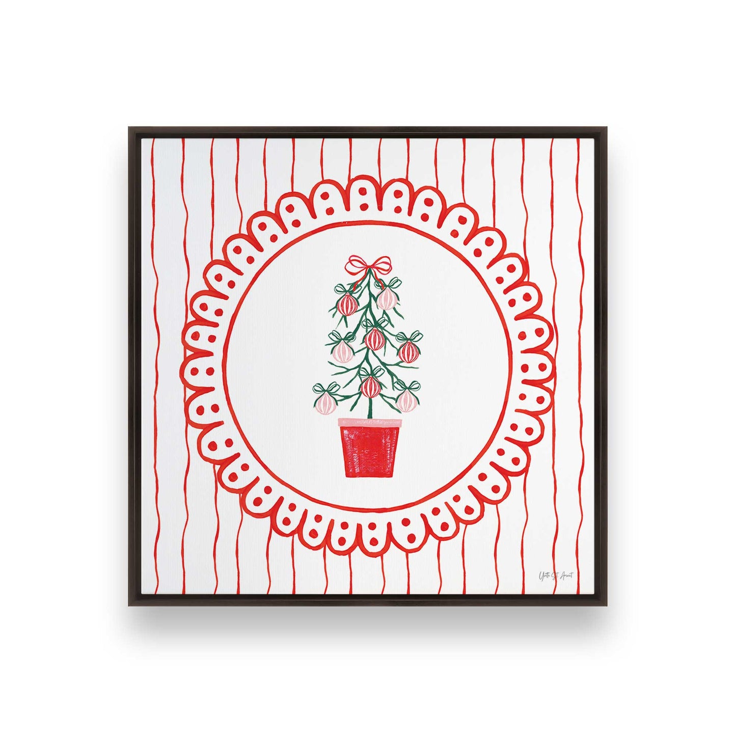 [Color:Espresso], Picture of art in an Espresso frame