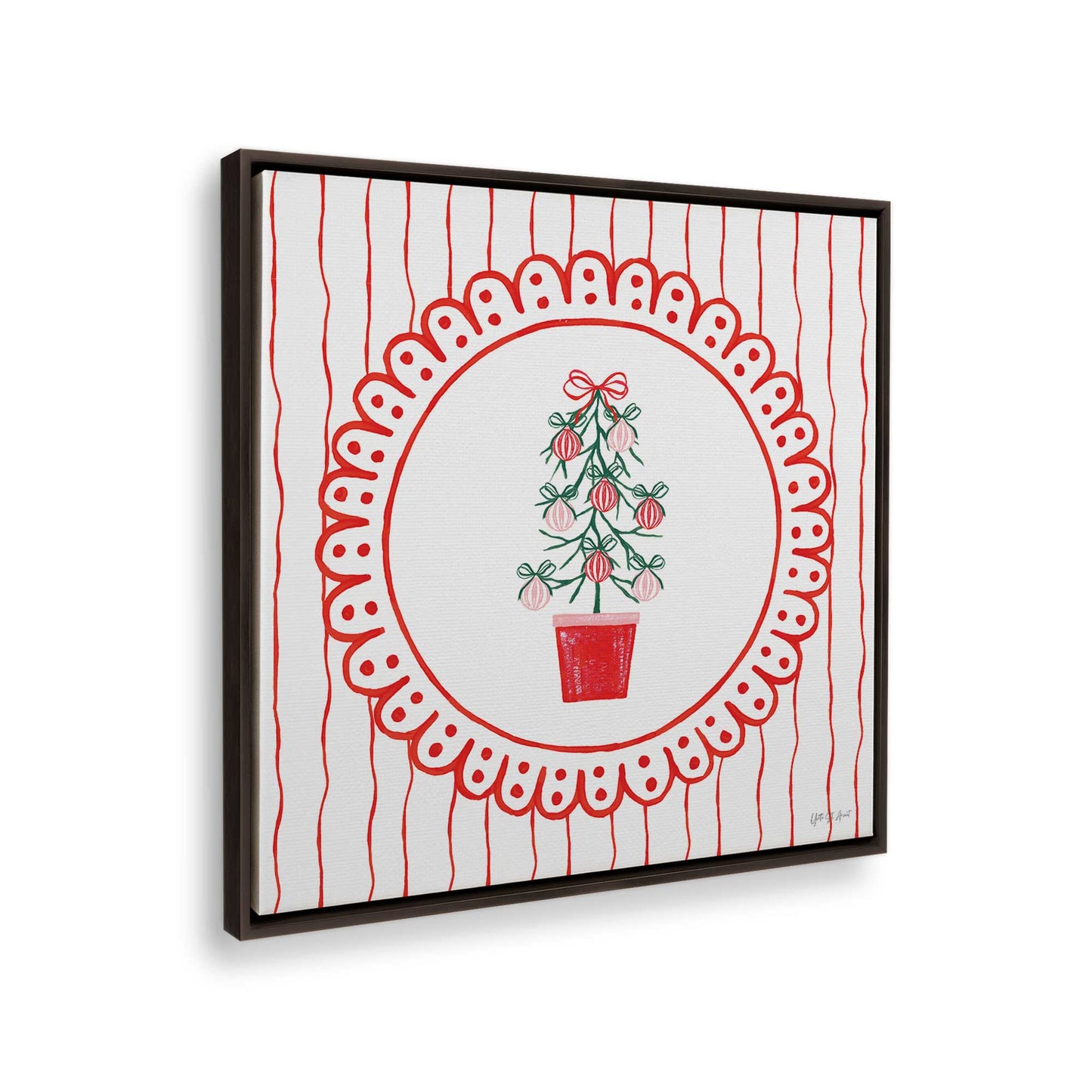 [Color:Espresso], Picture of the corner of the art