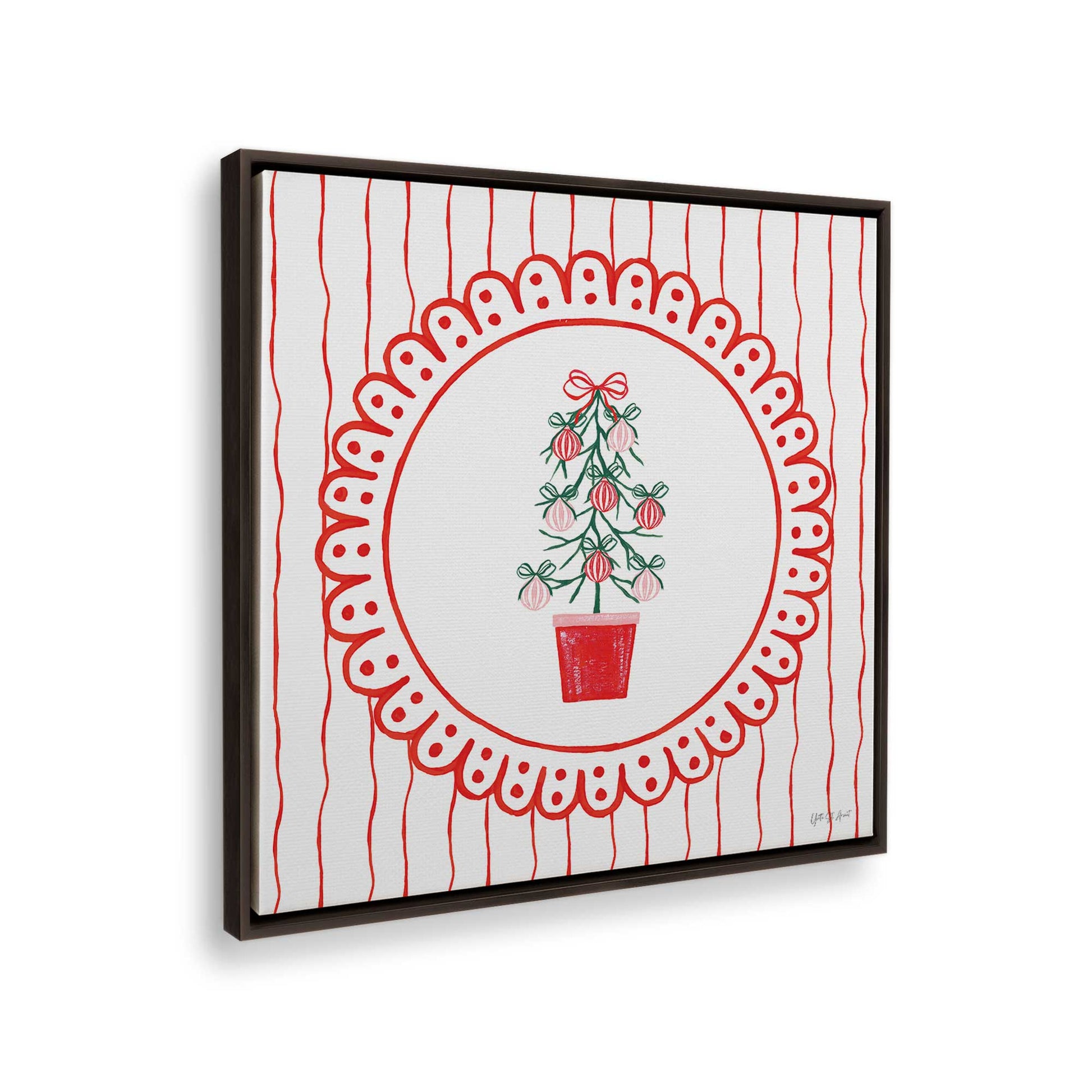 [Color:Espresso], Picture of the corner of the art