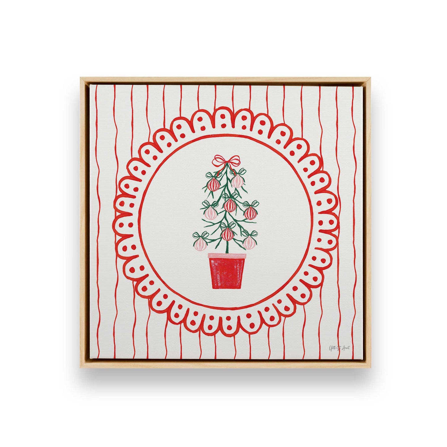 [Color:American Maple], Picture of art in a American Maple frame