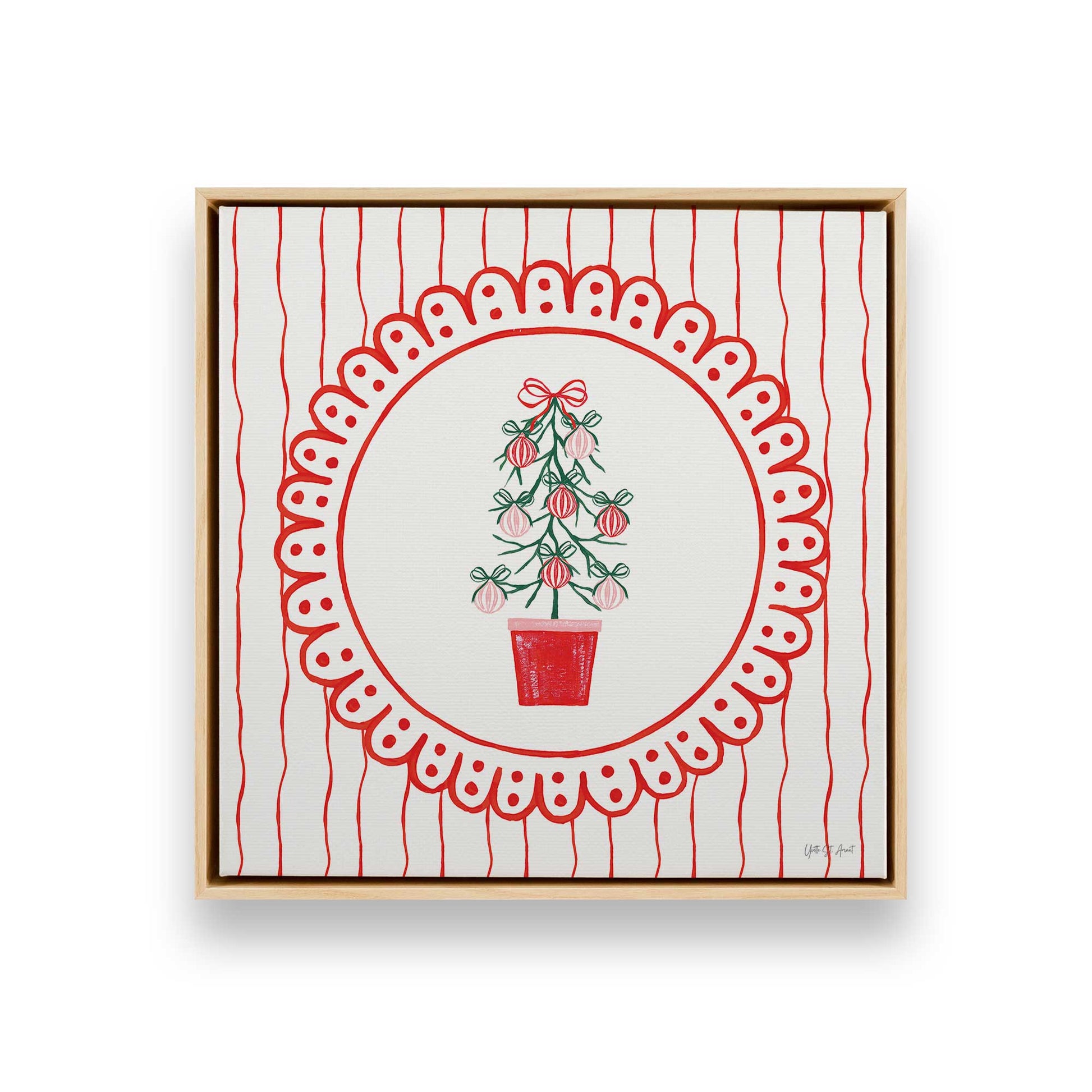 [Color:American Maple], Picture of art in an American Maple frame